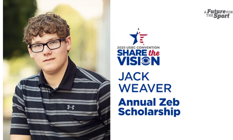ARLINGTON, Texas – Jack Weaver of Pella, Iowa, has been chosen by the United States Bowling Congress Youth Advisory Group as the Annual Zeb Scholarship recipient for 2025.